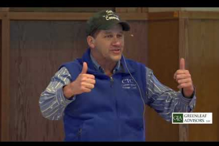 James Hoorman, Moderator at 2017 Conservation Tillage Conference, Ada, Ohio man with thumbs up
