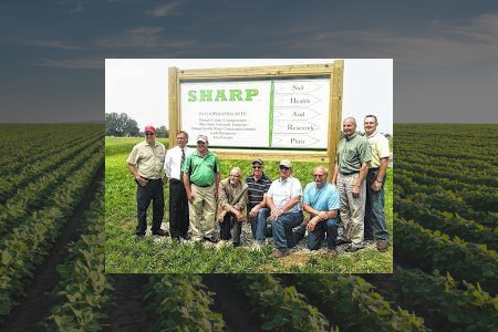 Sign at the Putnam County SHARP research site