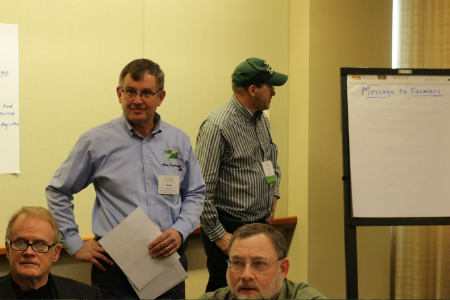 Jim Hoorman and Alan Sundermeier at a conference